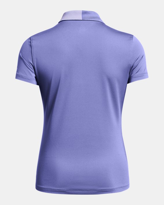 女士UA Playoff Pitch Polo衫 in Purple image number 3